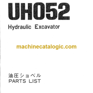 Hitachi UH052 Hydraulic Excavator Parts Catalog