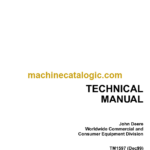 John Deere F735 Front Mower Tractors Technical Manual (TM1597)
