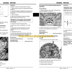 John Deere 717 and 727 Mini-Frame Z-Trak Technical Manual (TM2043)