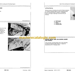 John Deere 4425 Combine Technical Manual (TM4417)