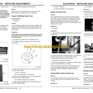 John Deere DP6000 Generator Technical Manual (TM2071)