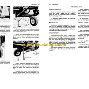 John Deere 190 Pull-Type Windrower Operator’s Manual (OMW14750)