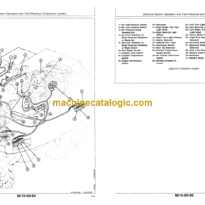 John Deere 495D Excavator Operation and Test Technical Manual (TM1456)