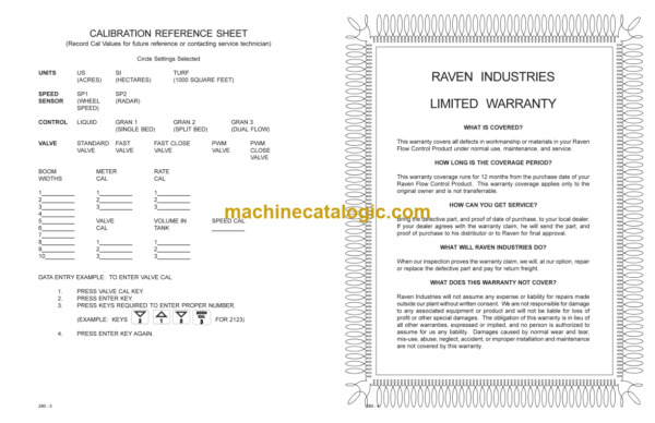 Hagie Model STS 14 HI-TRACTOR Operator's Manual