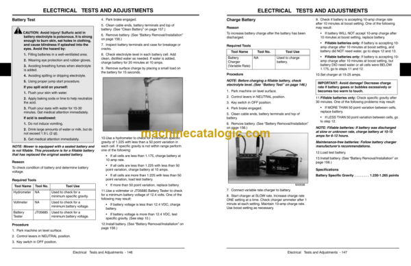 John Deere 717 and 727 Mini-Frame Z-Trak Technical Manual (TM2043)