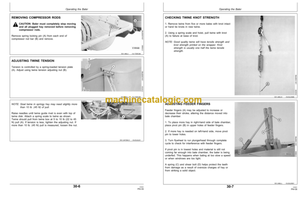 John Deere 468 Baler Operator's Manual (OME81606)