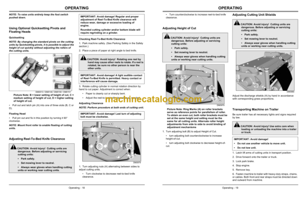 John Deere 900 Professional Lawnmower Operator's Manual (OMDMU210260)