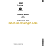 John Deere 2840 Tractor Technical Manual (TM4336)