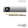 John Deere F735 Front Mowers Operator's Manual (OMTCU12447I9)