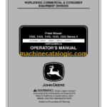 John Deere 1420, 1435, 1445, 1545, 1565 Series-2 Front Mower Operator's Manual (OMTCU24076)