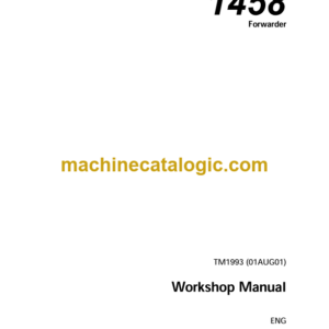 John Deere 1458 Forwarder Workshop Manual (TM1993)