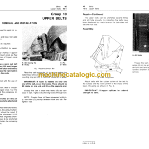 John Deere 500 Round Baler Technical Manual (TM1140)