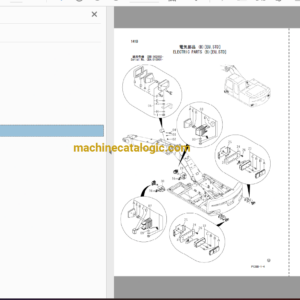 Hitachi ZX160W Wheeled Excavator Full Parts Catalog