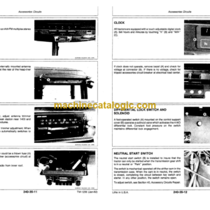 John Deere 8450 8650 and 8850 Tractor Technical Manual (TM1256)