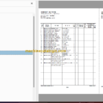 Hitachi ZX17U-5N Hydraulic Excavator Parts Catalog & Equipment Components & Engine Parts Catalog