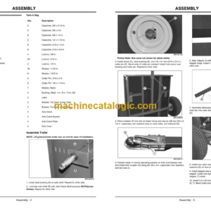 John Deere 22B Walk-Behind Greensmower Trailer Operator’s Manual (OMTCU27388)