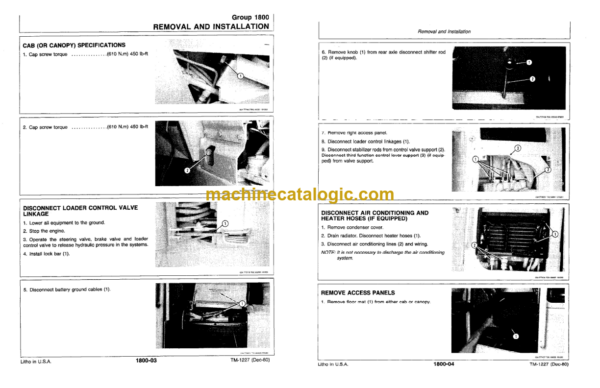 John Deere 444C Loader Technical Manual (TM1227) - Image 3