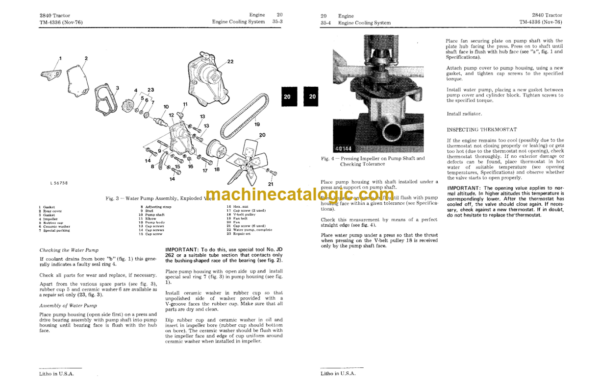 John Deere 2840 Tractor Technical Manual (TM4336)