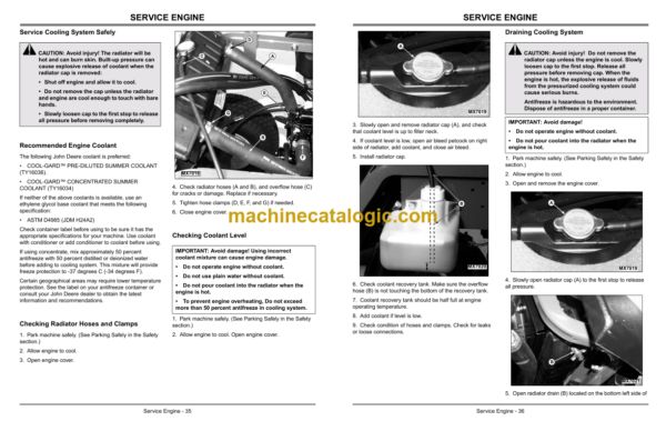 John Deere 1420, 1435, 1445 Front Mower Operator's Manual (OMTCU13565K0)