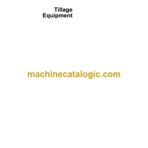 John Deere Tillage Equipment Technical Manual (TM1495)