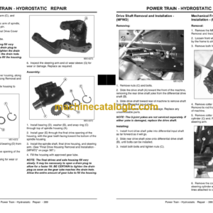 John Deere X495 and X595 Garden Tractors Technical Manual (TM2024)