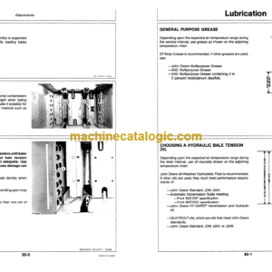 John Deere 467 Baler Operator’s Manual (OME76109)