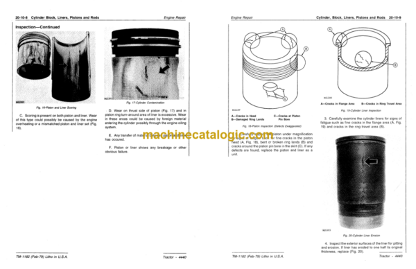 John Deere 4440 Tractor Technical Manual (TM1182)