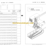 Hitachi CH40-2 Crawler Carrier (TM-22ZCH Hydraulic Crane) Parts Catalog