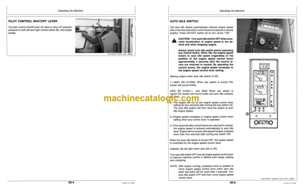 John Deere 490D, 590D Excavator Operator's Manual (OMAT126018)