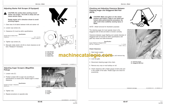 John Deere 457, 457 Silage Special and 557 Round Balers Operator's Manual (OME126850)