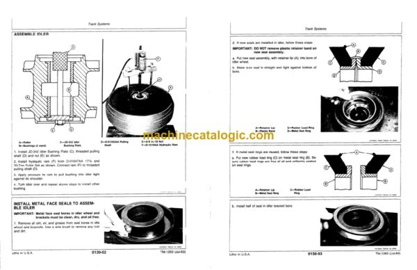 John Deere 890A Excavator Technical Manual (TM1263)