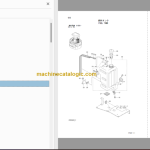 Hitachi ZX20U Hydraulic Excavator Parts Catalog & Equipment Components & Engine Parts Catalog