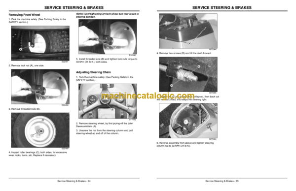 John Deere 1200A Bunker Rake Operator's Manual (OMTCU27049)