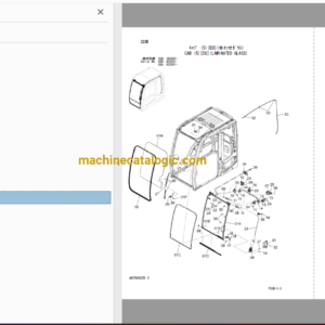 Hitachi ZX170W-3 Wheeled Excavator Full Parts Catalog