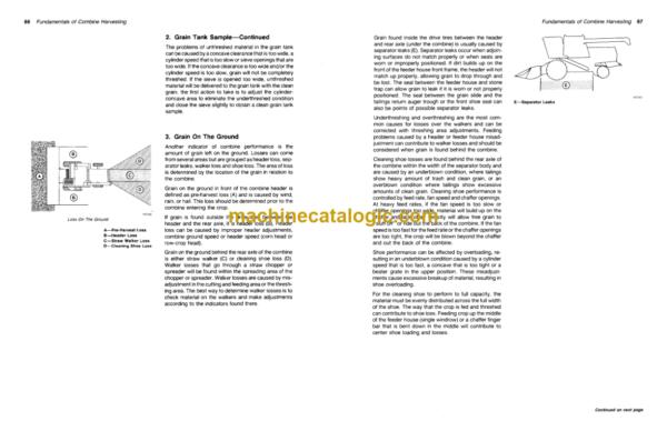 John Deere 6620, Sidehill 6620, 7720, and 8820 Combines Operator's Manual (OMH116946)