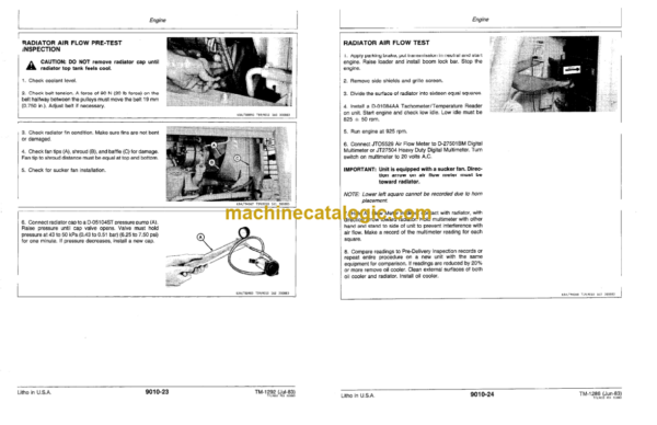 John Deere 710B Backhoe Loader Technical Manual (TM1286)