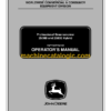 John Deere 2500B and 2500E Hybrid Professional Greensmower Operator's Manual (OMTCU27762)