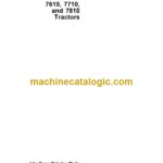 John Deere 7610, 7710, and 7810 Tractors Operator's Manual (OMAR162172)
