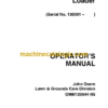 John Deere 3375 Skid Steer Loader Operator's Manual (OMM120644)