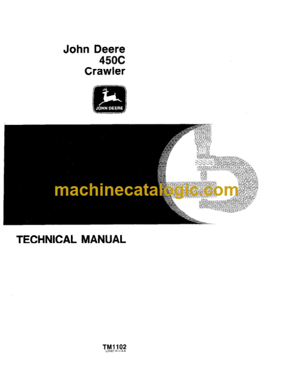 John Deere 450C Crawler Technical Manual (TM1102)