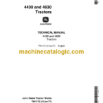 John Deere 4430 and 4630 Tractors Technical Manual (TM1172)