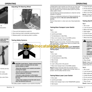 John Deere 2500B and 2500E Hybrid Professional Greensmower Operator’s Manual (OMTCU27762)