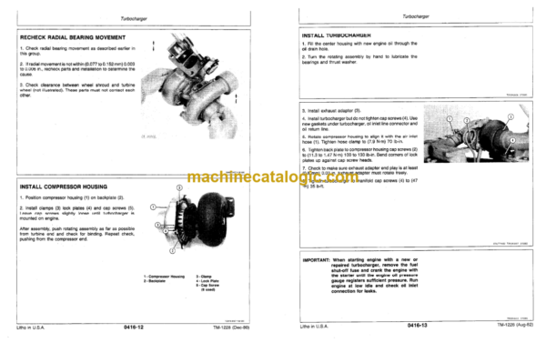 John Deere 544C Loader Technical Manual (TM1228) - Image 2