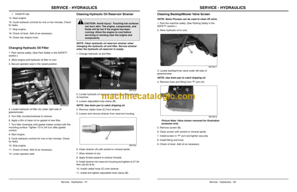 John Deere 2500B and 2500E Hybrid Professional Greensmower Operator's Manual (OMTCU27762)