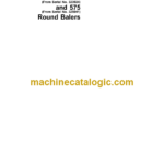 John Deere 565 and 575 Round Balers Operator's Manual (OMCC52492)