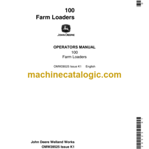 John Deere 100 Farm Loaders Operator's Manual (OMW28525)