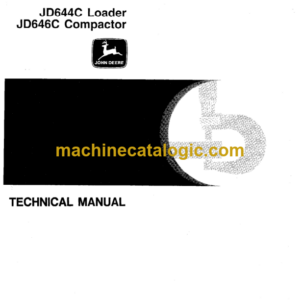 John Deere JD644C Loader Technical Manual (TM1229)