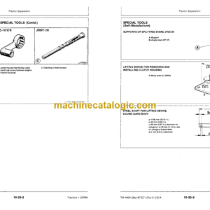 John Deere 2355, 2555, 2755 and 2855N Tractors Technical Manual (TM4434)