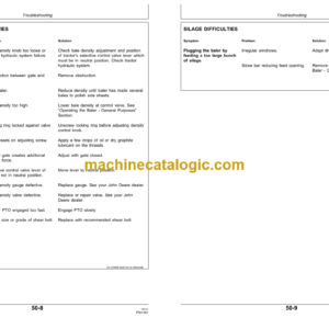 John Deere 565 and 575 Round Balers Operator’s Manual (OMCC52492)