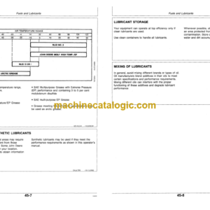 John Deere 744E Loader (SERIAL NO. 000376-) Operator’s Manual (OMAT162185)